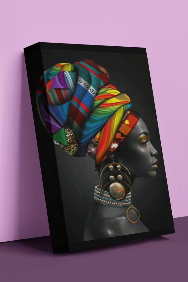 African Divinity Canvas