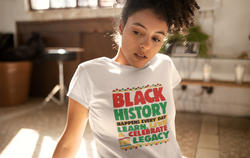 Black History Happens Everyday Women's Relaxed T-Shirt