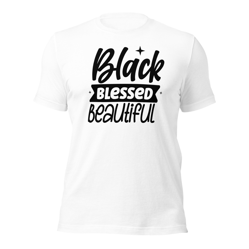 Black blessed beautiful Unisex t-shirt