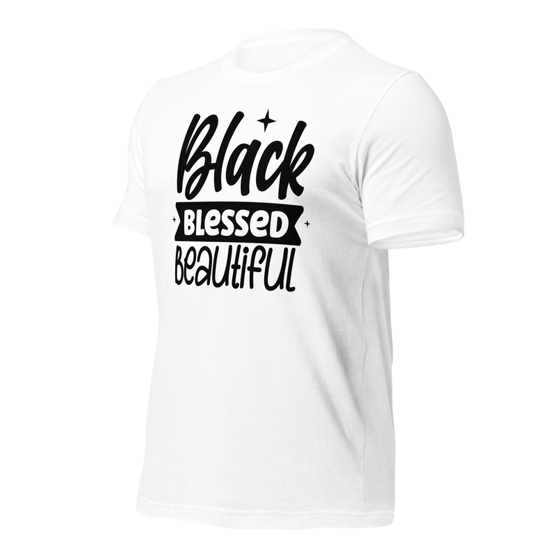 Black blessed beautiful Unisex t-shirt