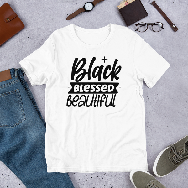 Black blessed beautiful Unisex t-shirt