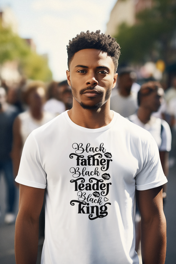 Black father black leader black king Unisex t-shirt