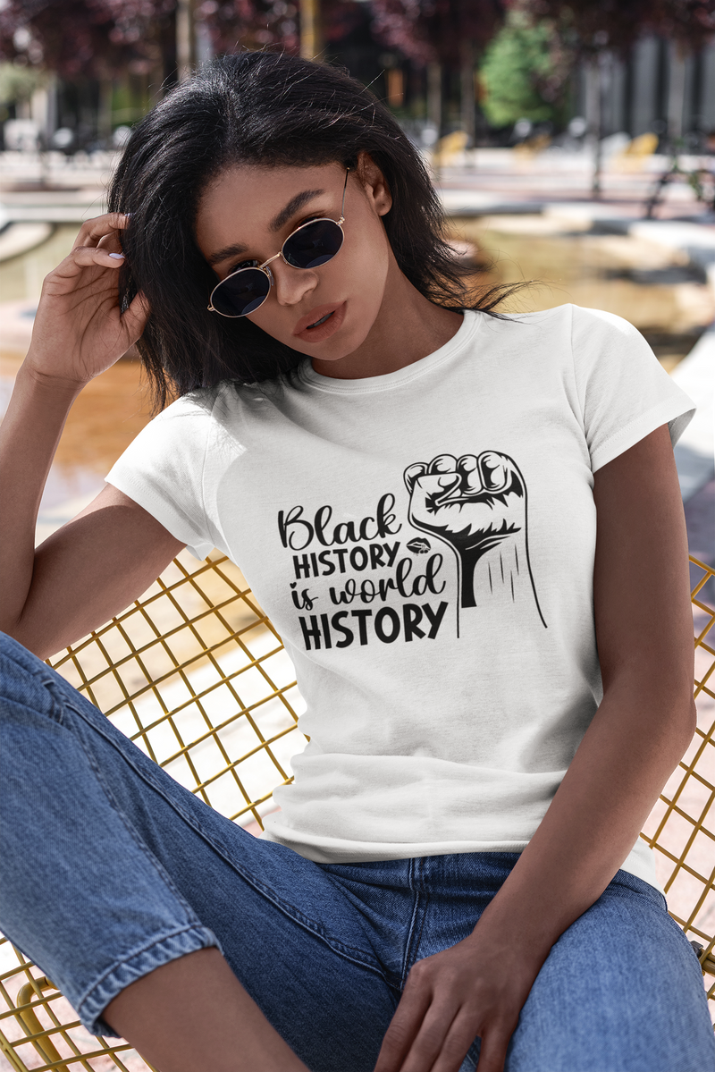 Black history is world history Unisex t-shirt