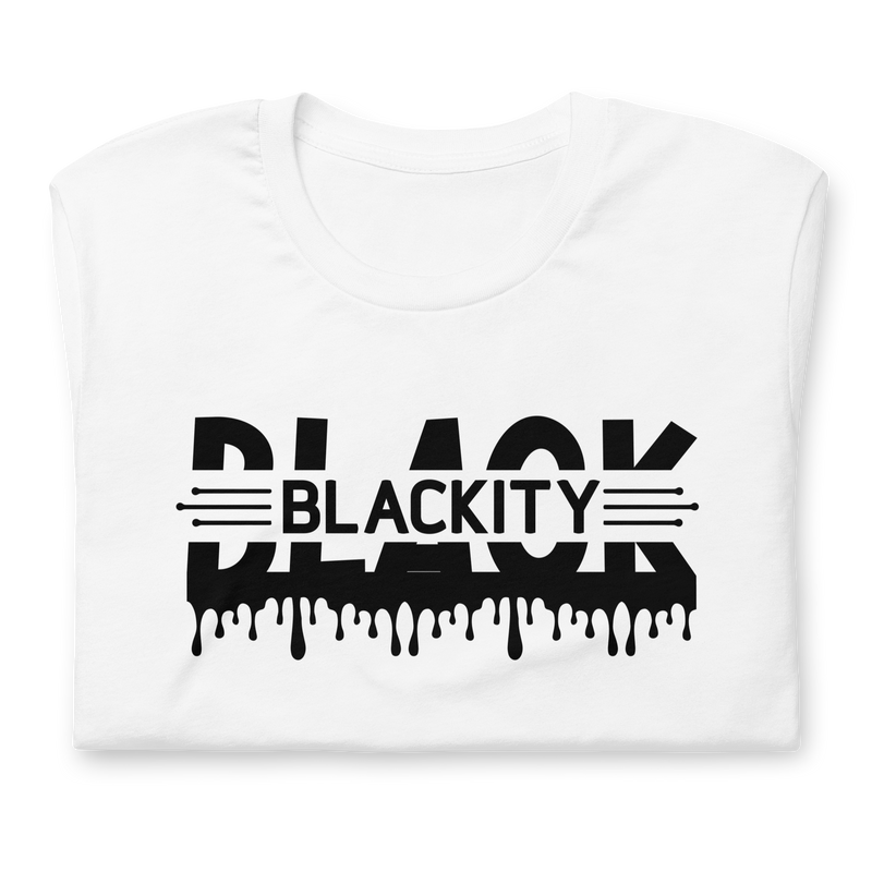 Blackity black Unisex t-shirt