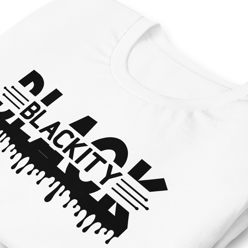 Blackity black Unisex t-shirt