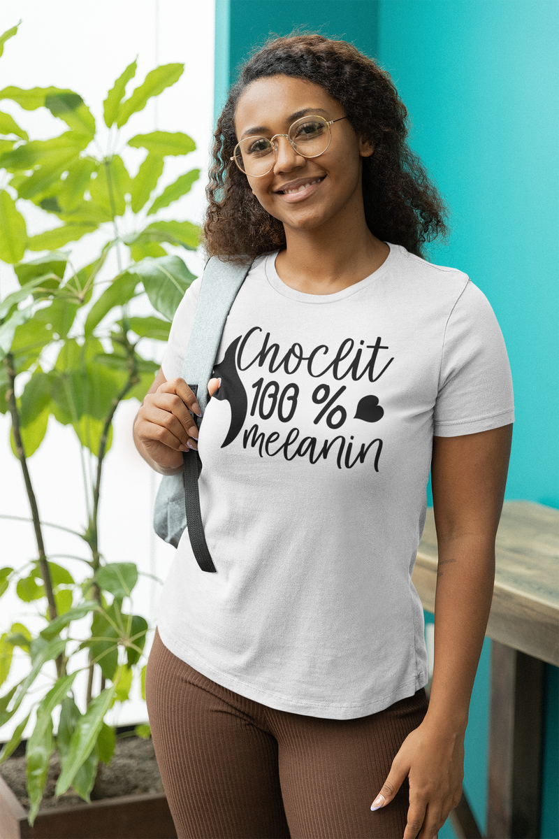 Choclit 100 % melanin Unisex t-shirt