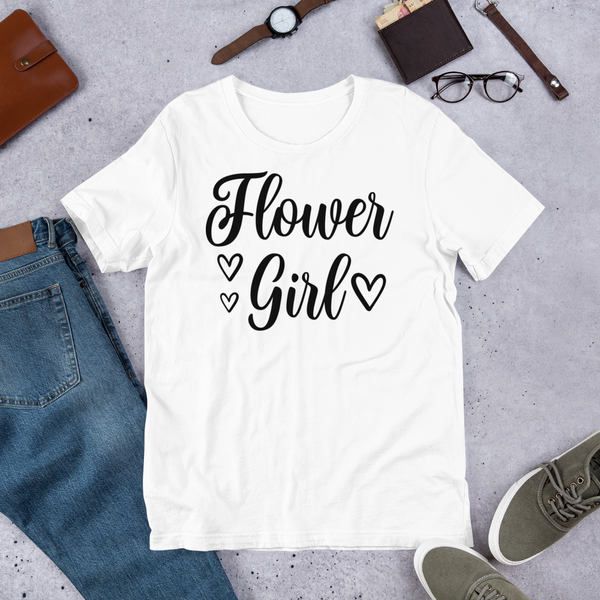 Flower Girl Unisex t-shirt