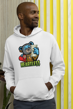 Heartless Bear Unisex eco raglan hoodie