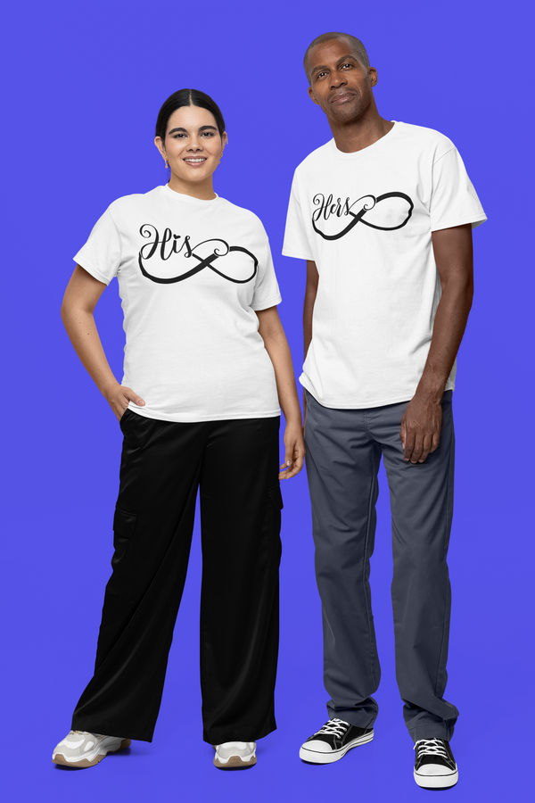 His and Hers Infinity T Shirts