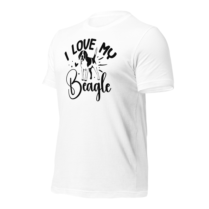 I Love My Beagle Unisex t-shirt