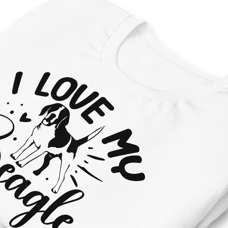 I Love My Beagle Unisex t-shirt