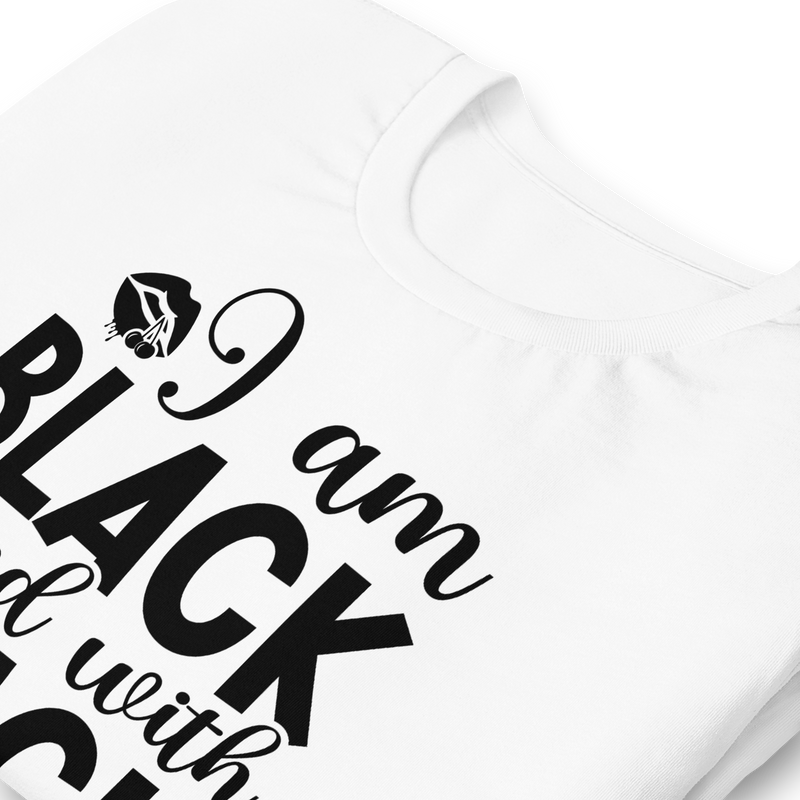 I am black mixed with black Unisex t-shirt