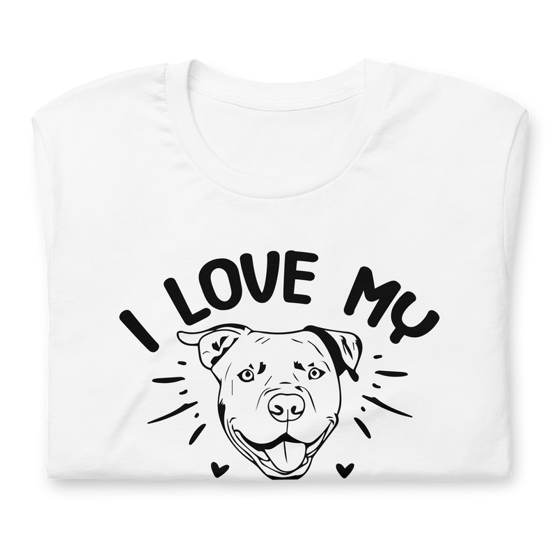 I love my Pitbull Unisex t-shirt