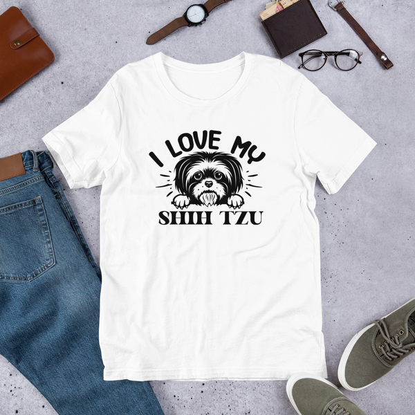 I love my Shih Tzu Unisex t-shirt
