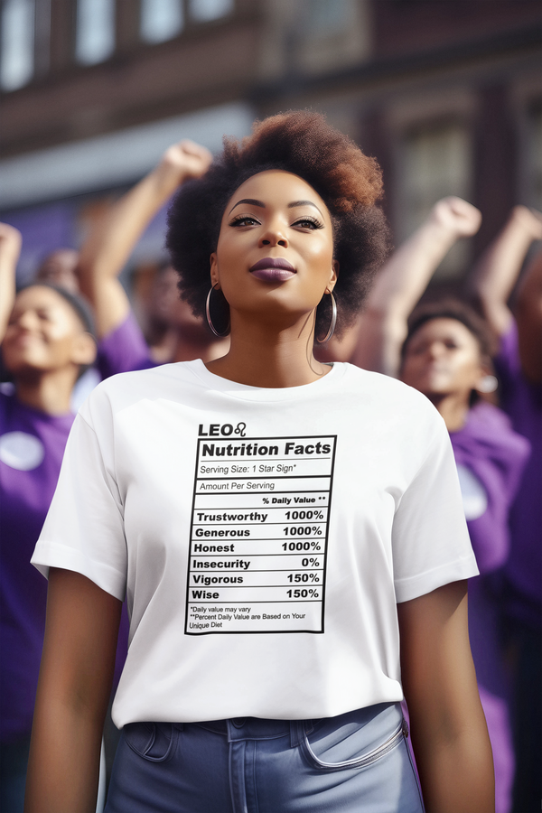Leo Nutrition Facts T Shirt