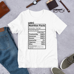 Leo Nutrition Facts T Shirt