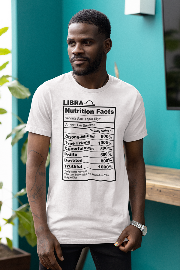 Libra Nutrition Facts T Shirt