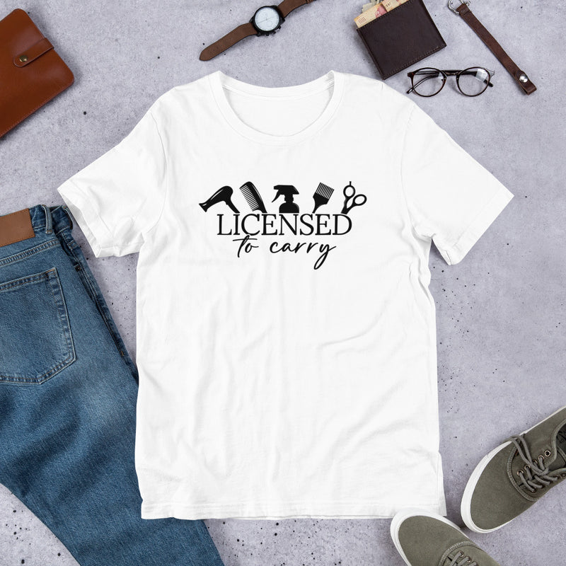 Licensed To Carry Unisex t-shirt