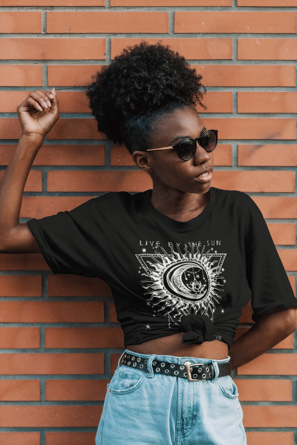 Live By The Sun Dream By The Moon Unisex t-shirt