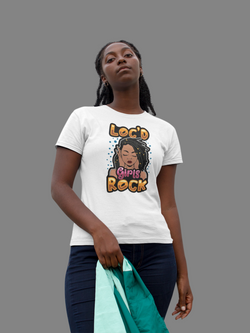 Loc'd Girls Rock Women's Relaxed T-Shirt