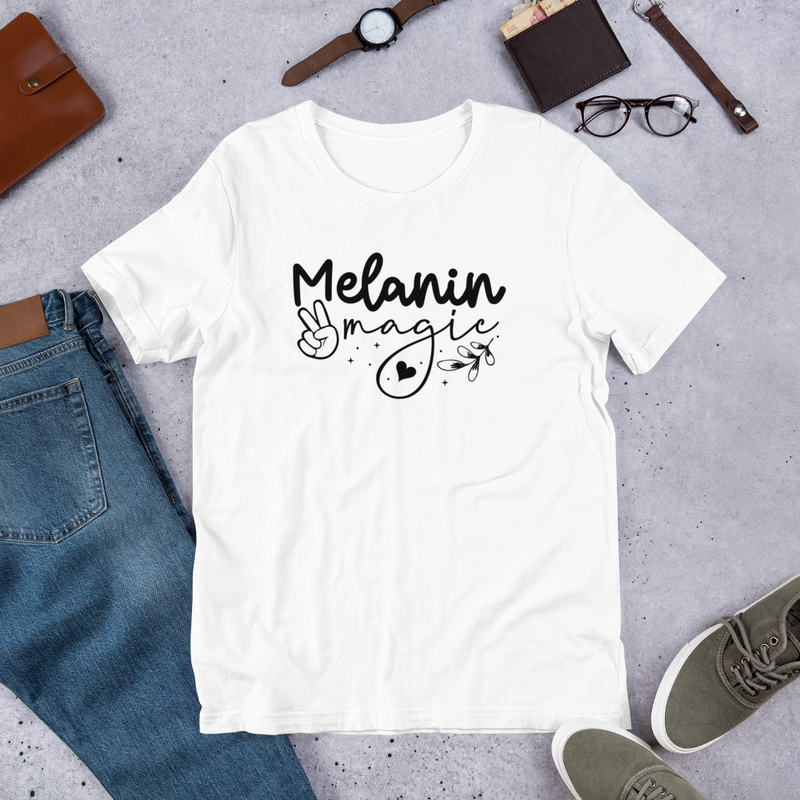 Melanin magic Unisex t-shirt