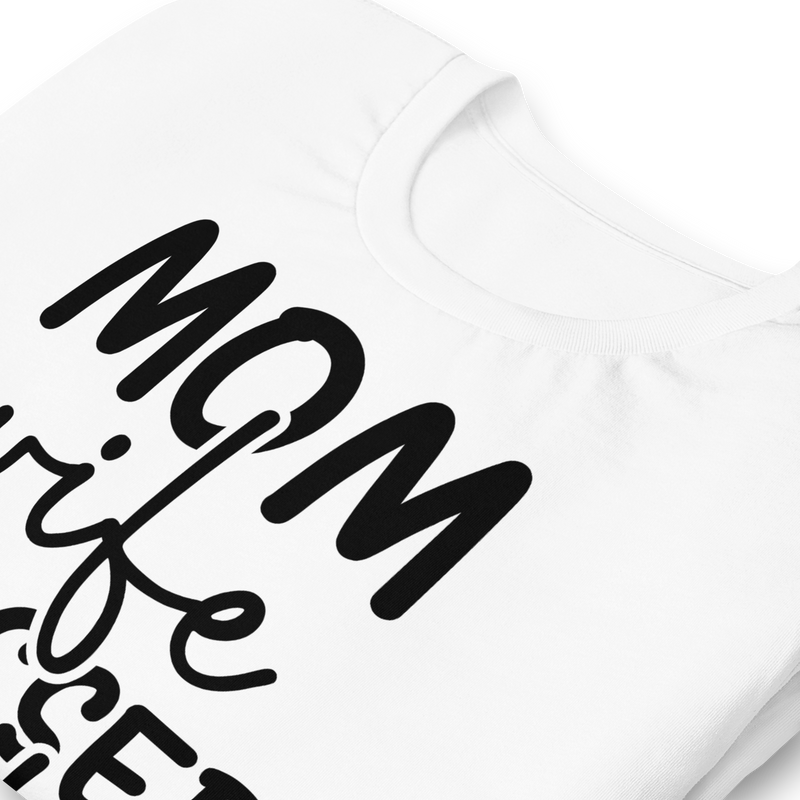 Mom wife blessed life Unisex t-shirt