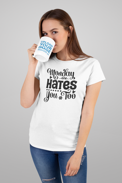 Monday Hates You Too Unisex t-shirt