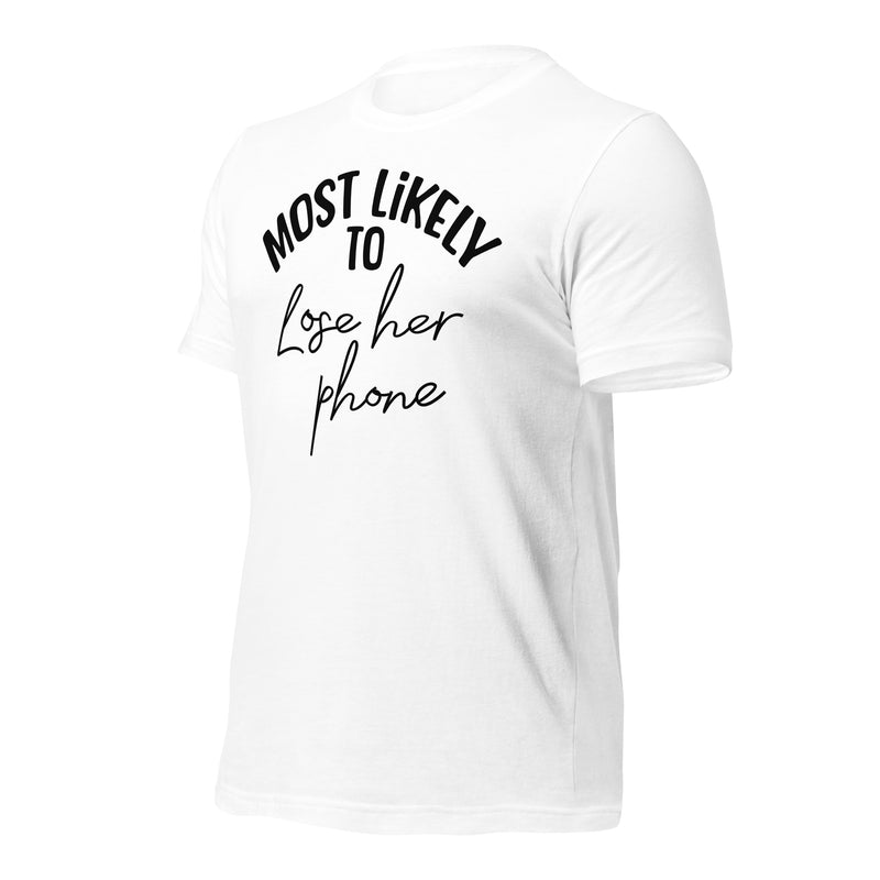 Most Likely To Lose Her Pants Unisex Tee