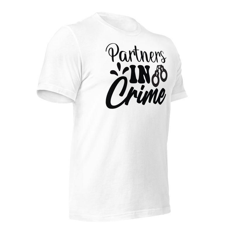 Partners in Crime Unisex t-shirt