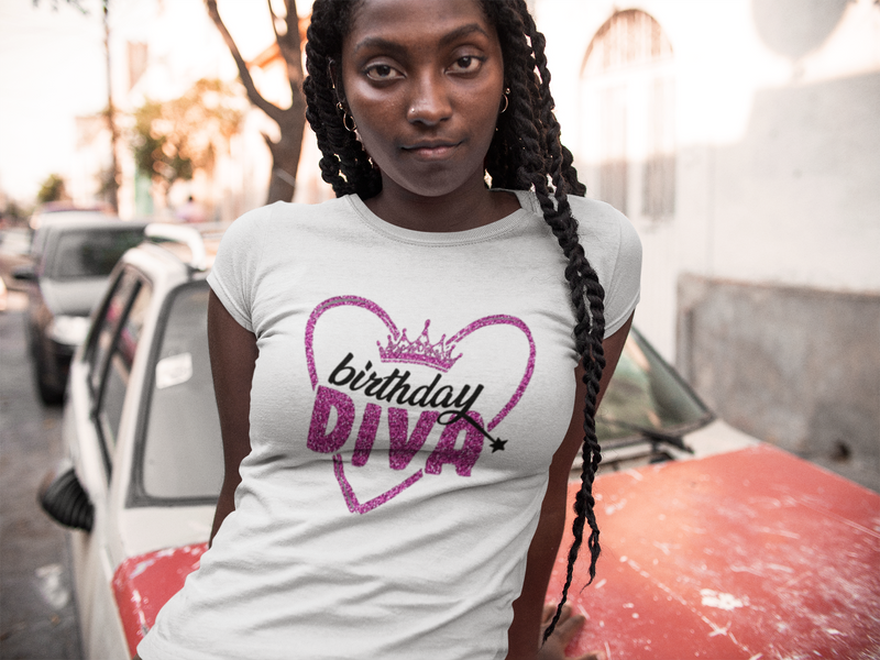 Birthday Diva Women's Relaxed T-Shirt