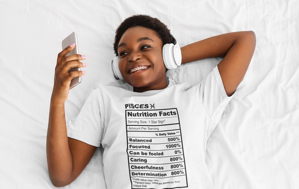 Pisces Nutrition Facts T Shirt
