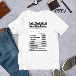 Sagittarius Nutrition Facts T Shirt