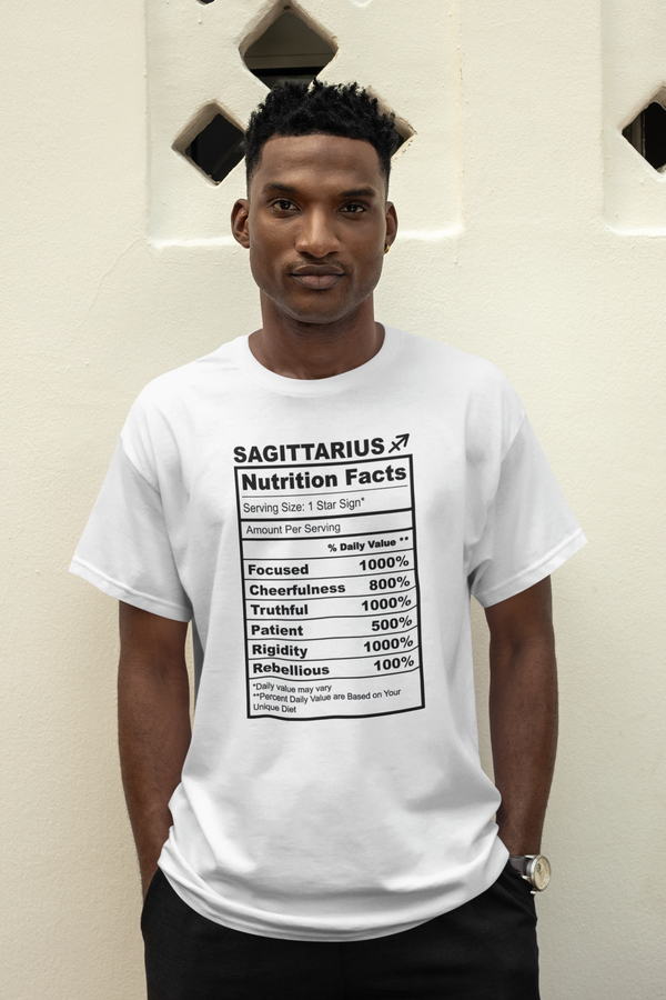 Sagittarius Nutrition Facts T Shirt