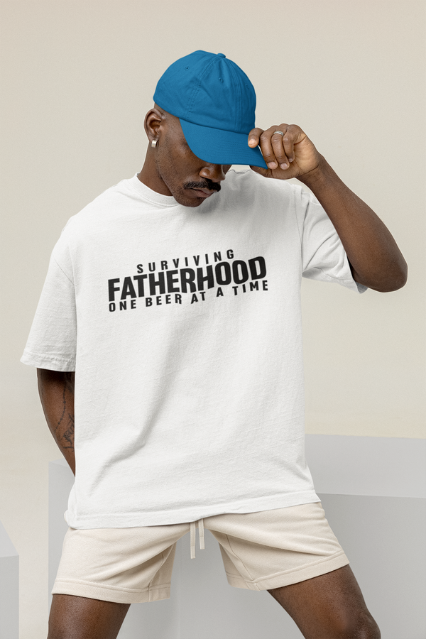 Surviving Fatherhood One Beer At A Time Men's classic tee