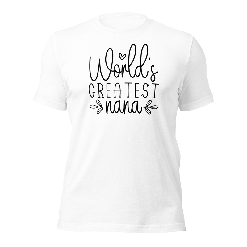 World's greatest nana Unisex t-shirt