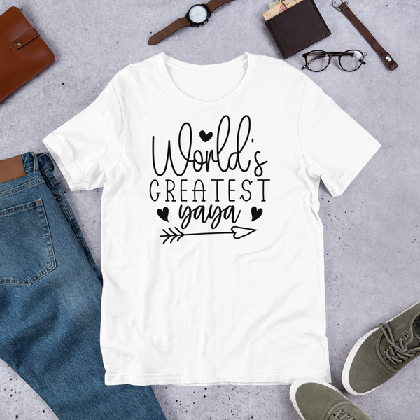 World's greatest yaya Unisex t-shirt