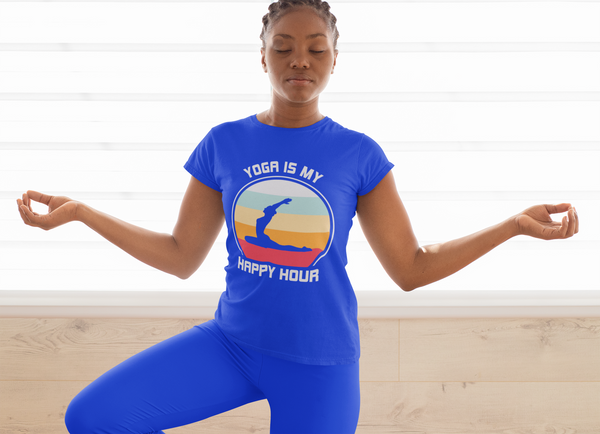 Yoga is my Happy Hour Unisex t-shirt