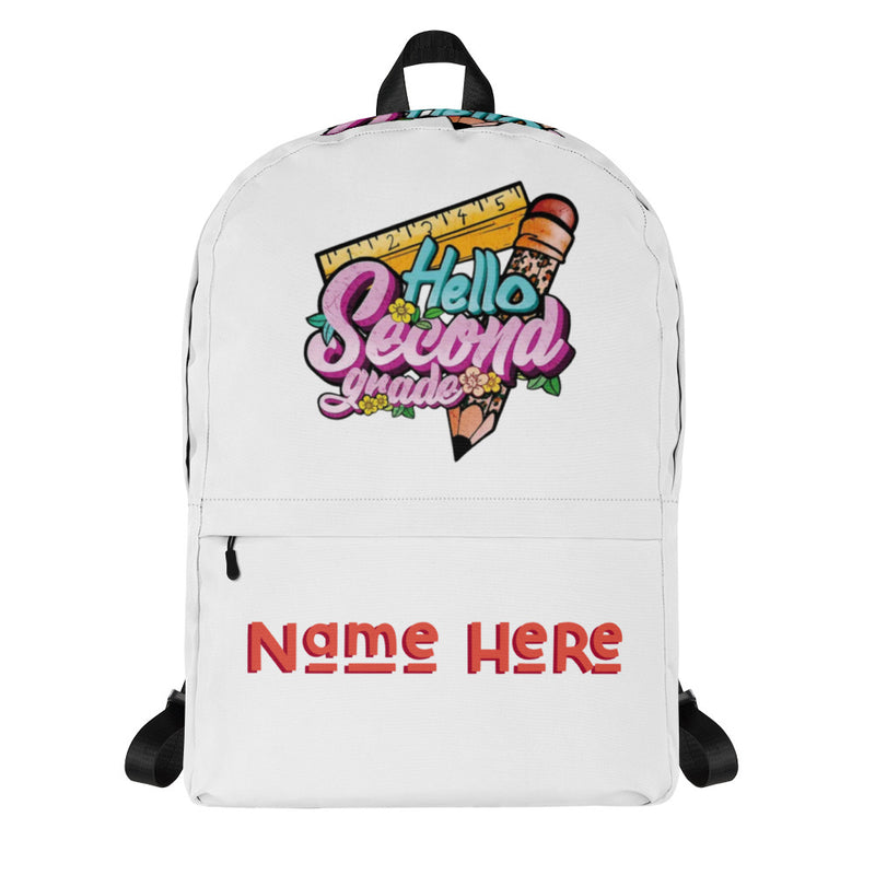 Custom Hello 2nd Grade Backpack