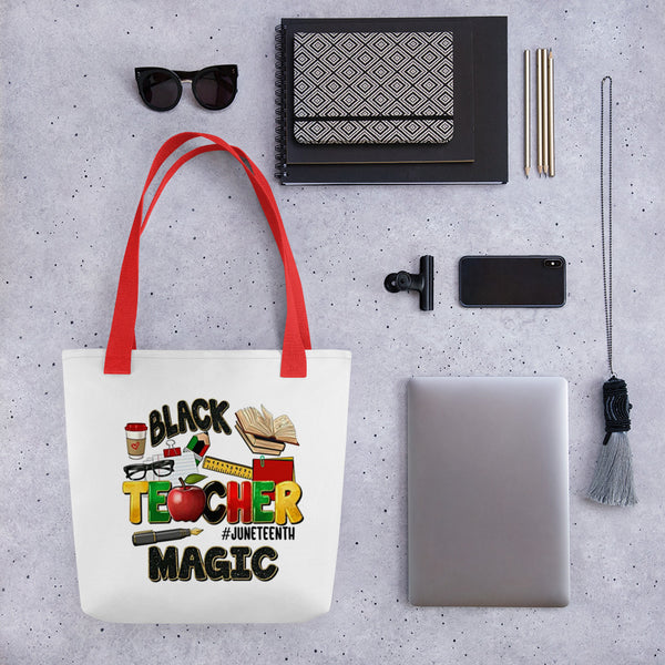 Black Teacher Magic Tote bag
