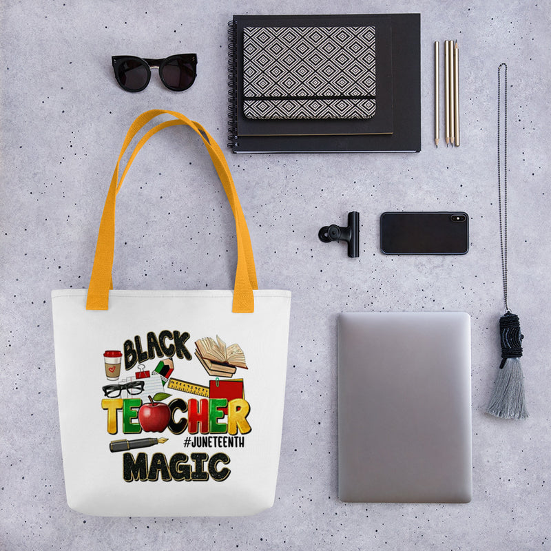 Black Teacher Magic Tote bag