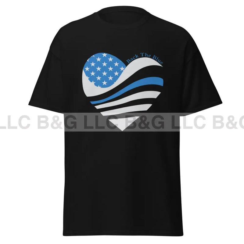 Back The Blue Heart Men's classic tee