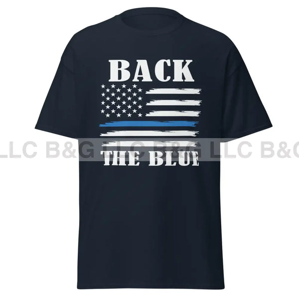 Back The Blue Large Print Men's classic tee