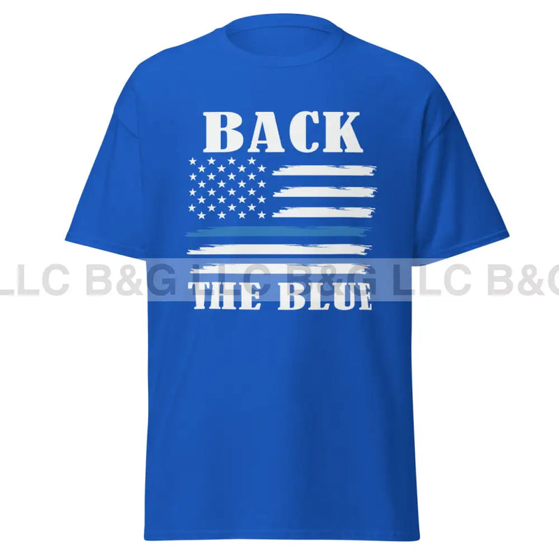 Back The Blue Large Print Men's classic tee