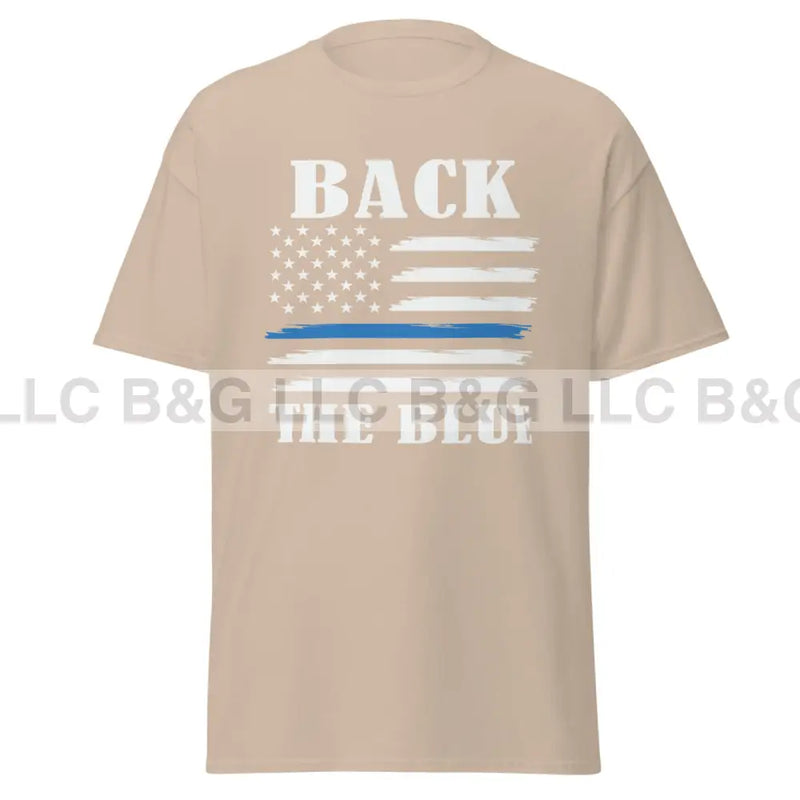 Back The Blue Large Print Men's classic tee