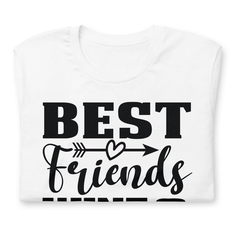 best friends wine together Unisex t-shirt