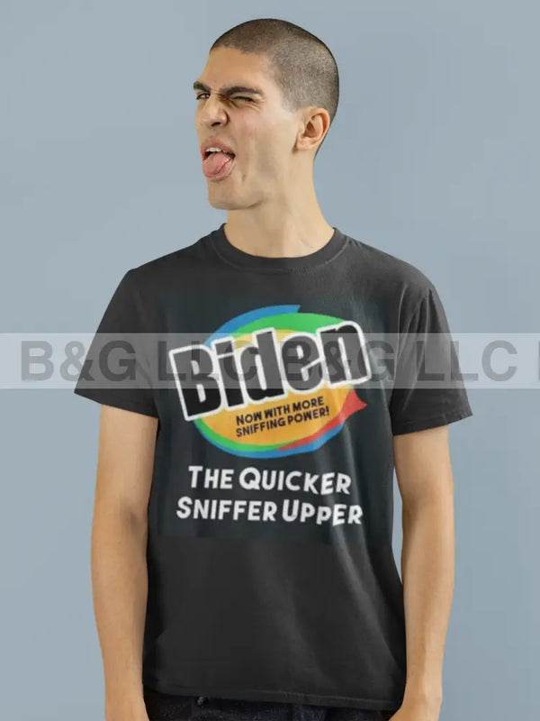 Biden The Quicker Sniffer Upper Men's classic tee