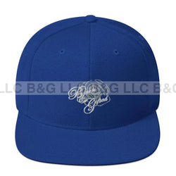 Black & Gifted Apparel: 4 US BY US - Snapback Hat - Black/Grey hat Black & Gifted LLC Royal Blue 