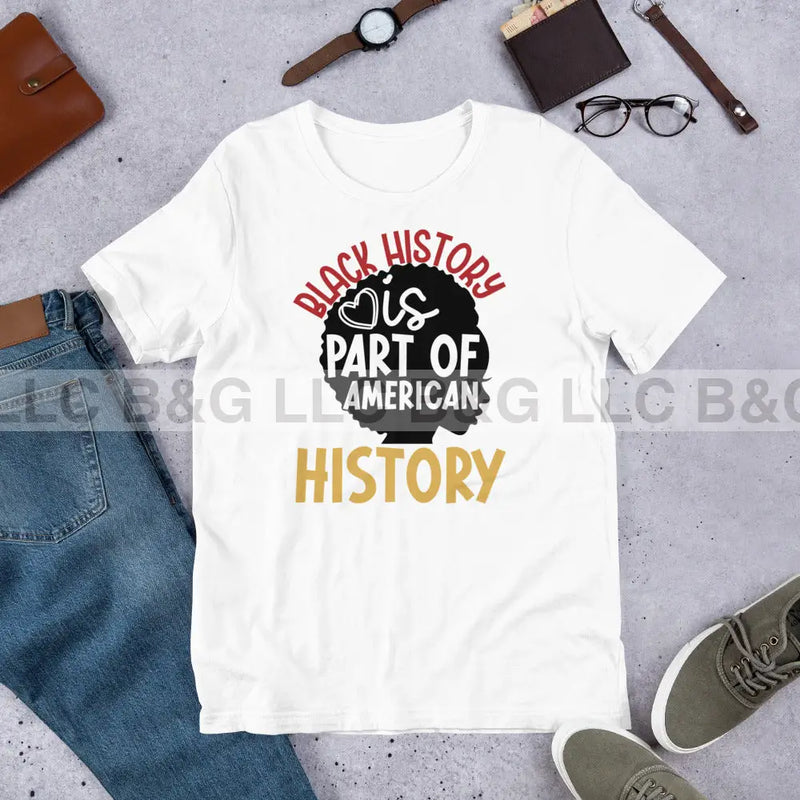 Black History is Part of American History Unisex t-shirt