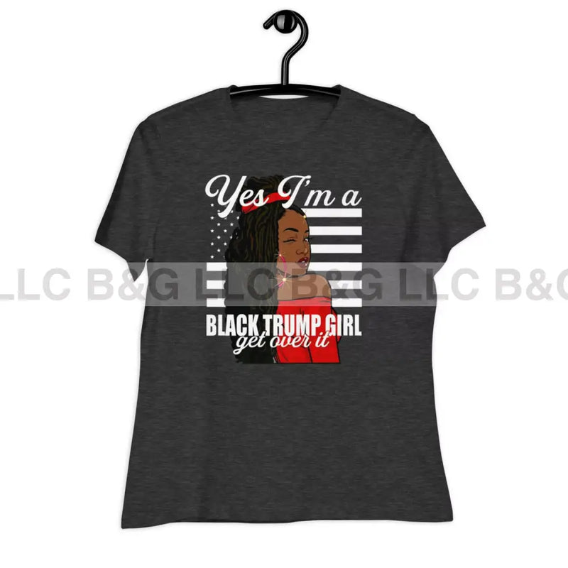 Black Trump Girl Women's Relaxed T-Shirt