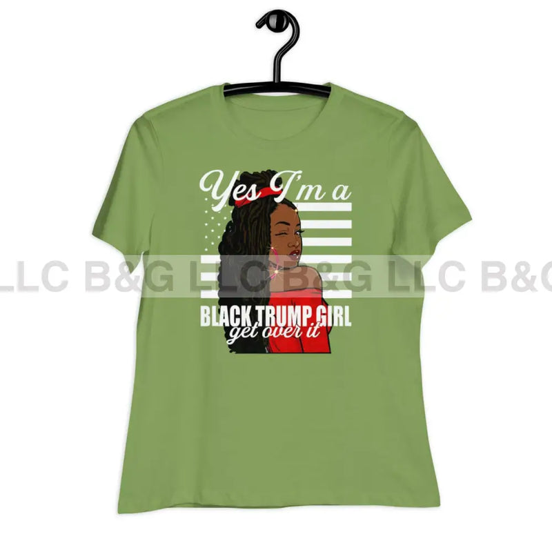 Black Trump Girl Women's Relaxed T-Shirt